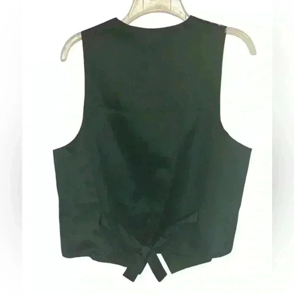 Capelli Designs NY Christmas Vest Snowman Green OSFA Made in USA - Picture 5 of 6